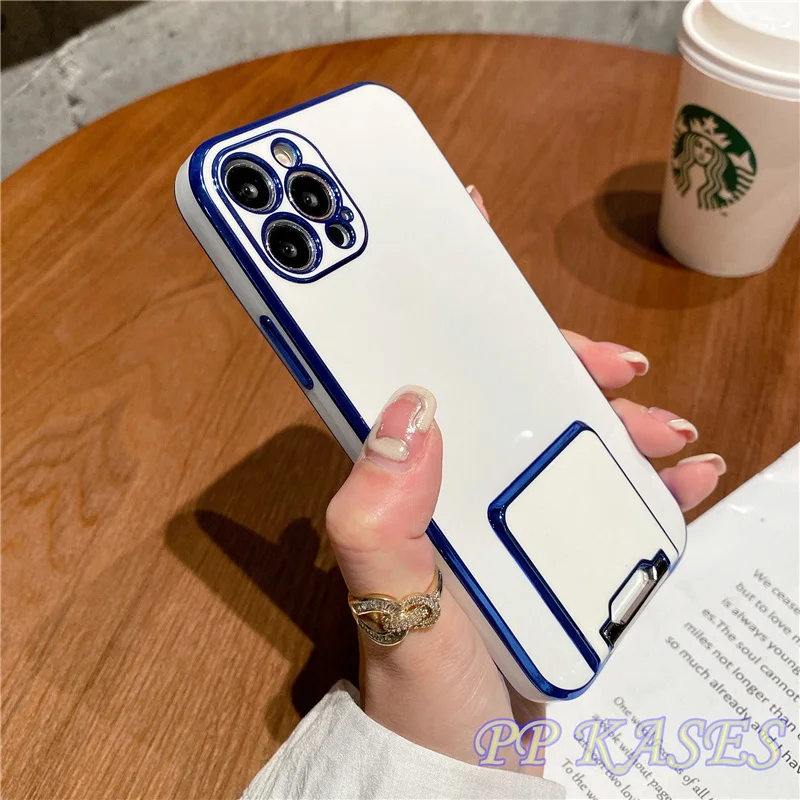 Luxury ElectroPlated Soft Silicone Phone Case For iPhone 13 11 12