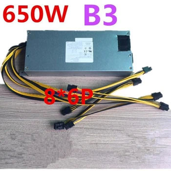 

New PSU For Chicony Single Way 12V 8*6P Power Supply B3 RR200 rr210 A8 Z9mini Power Supply 650W