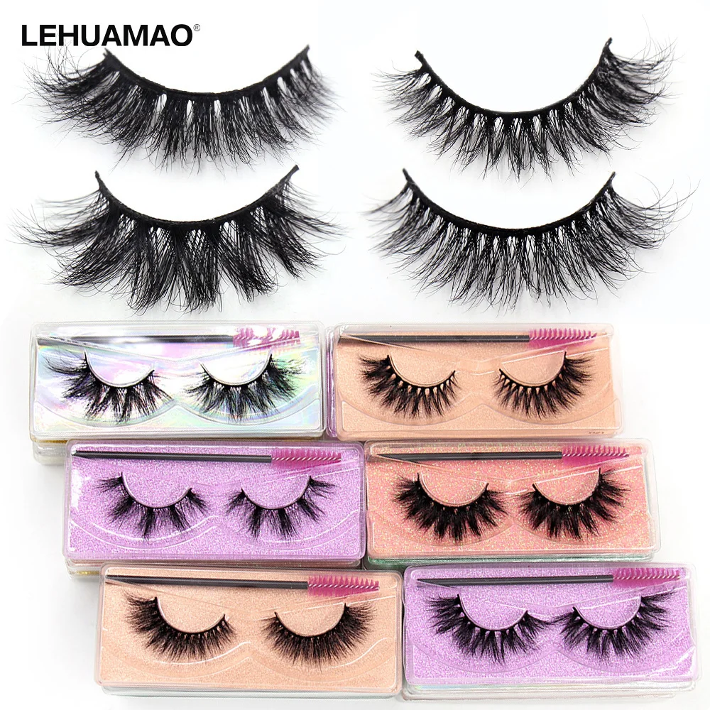 

LEHUAMAO 30/50/100 пар 3D норковые ресницы 100% безжалостные норковые ресницы ручной работы натуральные ресницы популярный макияж, ресницы