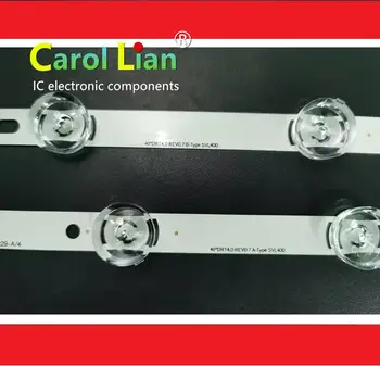 

New 8pieces/set LED Backlight strip For LG 40LF630V INNOTEK 40 DRT4.0 DRT 4.0 3.0 40 inch A B SVL400 6916L-0885A 0884A