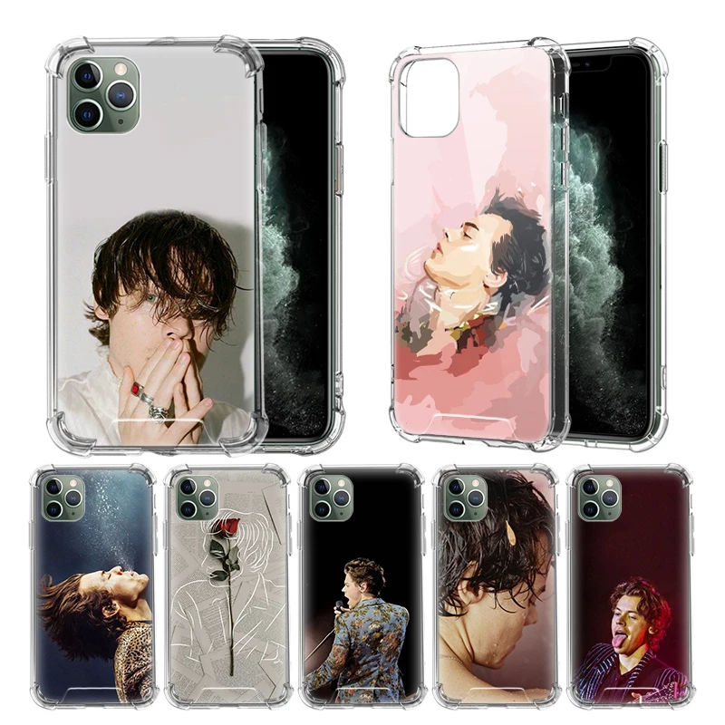 Чехол Harry Styles 1D для Apple iPhone 11 Pro XR X XS Max 8 7 6 6S Plus подушка безопасности защита от