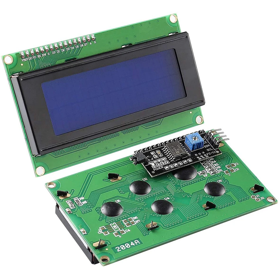 ЖК-дисплей 2004 + I2C 20x 4 LCD 2004A синий/зеленый экран HD44780 символьный ЖК-дисплей/w IIC/I2C