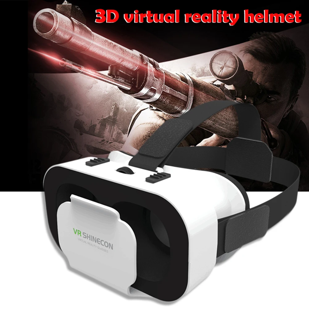 VR Shinecon 5th Generations VR Glasses 3D Virtual Reality Glasses Lightweight Portable Reality VR Glasses Headset StereoVR Shinecon 5th Generations VR Glasses 3D Virtual Reality Glasses Lightweight Portable Reality VR Glasses Headset Stereo