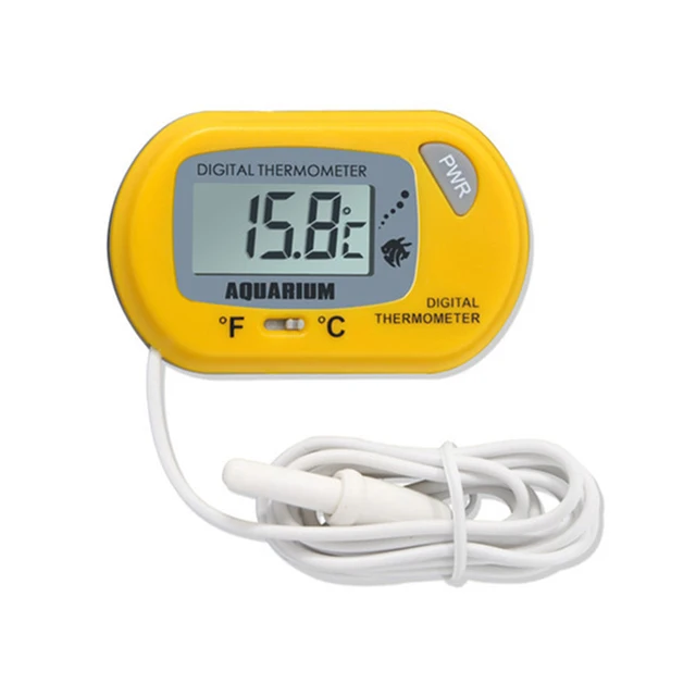 Lcd Digitális Akvárium Hőmérő Haltartály Víz Terrárium Hőmérséklete A Haltartályok Akváriumához Tue88 - Image 3