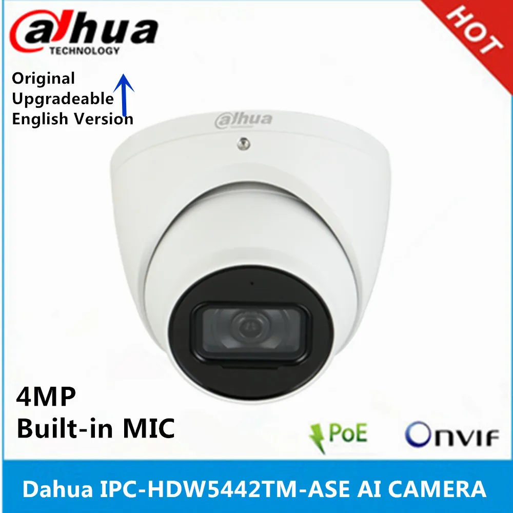 Оригинальная dahua международная версия IPC HDW5442TM ASE 4MP ip камера Встроенный микрофон