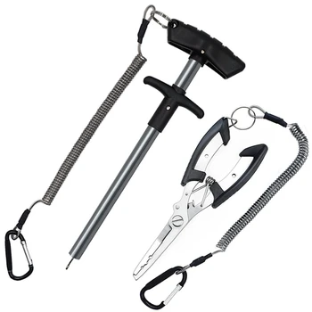 

Rustproof Aluminum Fishing Hook Remover Extractor and Stainless Steel Fishing Pliers with Nylon Sheath Kits