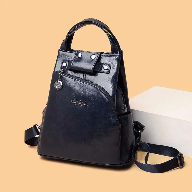 Женские кожаные рюкзаки, высокое качество, Sac A Dos, Противоугонный рюкзак для девочек, преппи, школьные сумки для девочек, повседневный рюкзак