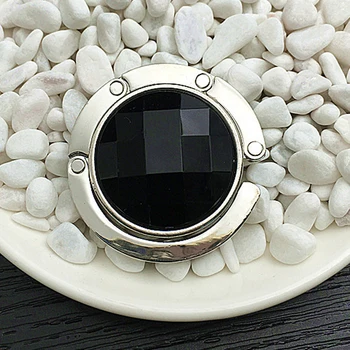 

Colorful Purse Hooks Crystal Diamond Portable Foldable Folding Section Bag Storage Handbag Hook Hanger Holder