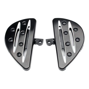 

Motorcycle Foot Pegs, Passenger Floorboard Pedal Footrest Pedal for Touring Road King Dyna Sportster 883 1200