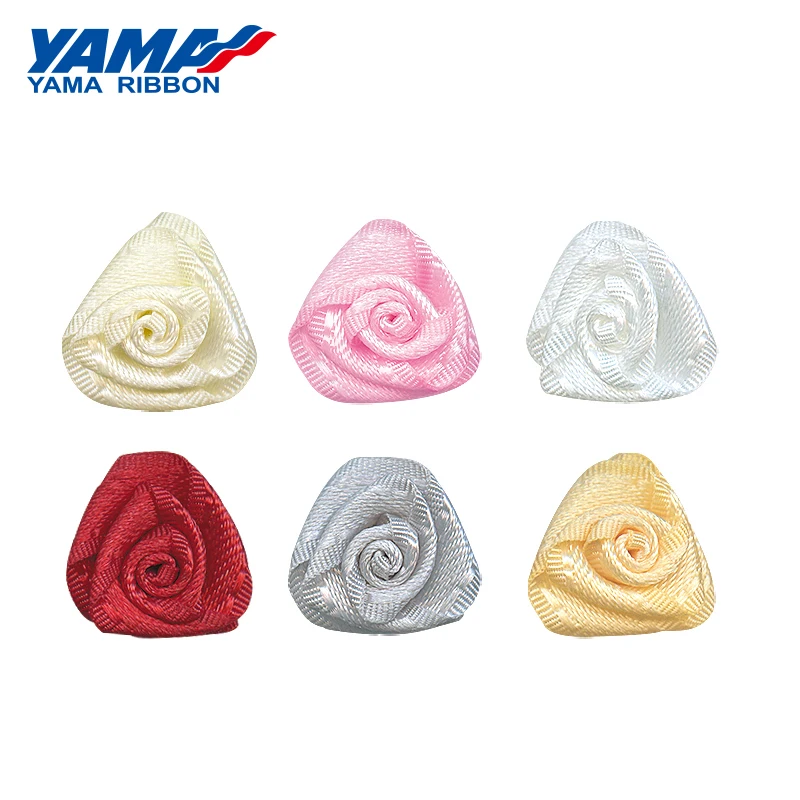 

YAMA Rose Flower Ribbons Diameter 13mm±2mm 200pcs/bag Dress Gift Packing Wedding Party Accessory DIY Decoration