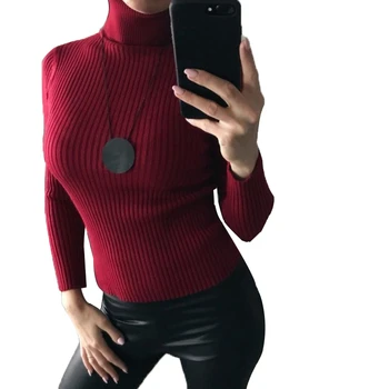 

Autumn Winter Turtleneck Sweater Women Pullover Sweater Knitted Cashmere Sweater Women Sweaters Soft Pull Femme Jumper Kardigan