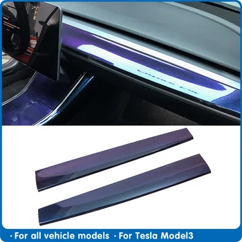 

FDIK ModelY Model3 Car Center Console Trim For Tesla Model 3 Starry Sky Accessories For Tesla Model Y Three Protection