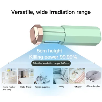 

Uv Sterilizer Lamp Mini Led UVC Lamp For Phone Traval Usb Charge Handheld Uv Germicidal Lamp Protable Uv Lamp Desinfection