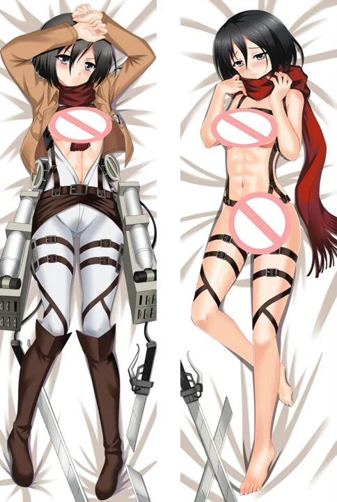 M3 Shingeki no Kyojin Аниме атака на Титанов Dakimakura Чехол с персонажами Микаса Акерман Чехол на подушку Christa Lenz Hugs чехол - Цвет: M3
