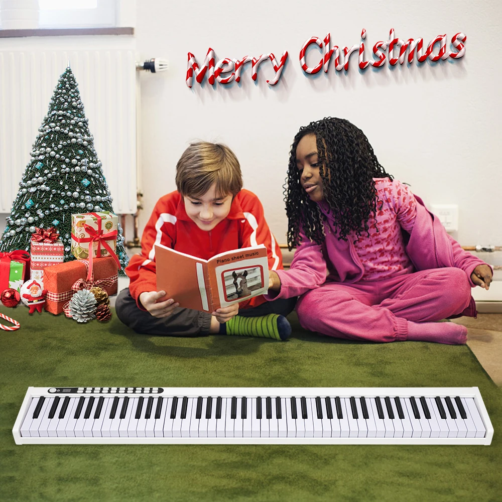 

88 Keys Portable Bluetooth Digital Piano Professional Electronic Midi Keyboard For Christmas Musical Gift
