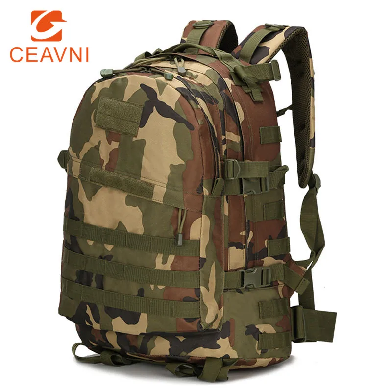 Hiking Camping Bookbag Bag Army Military Tactical hunting Camo Rucksack Backpack 
