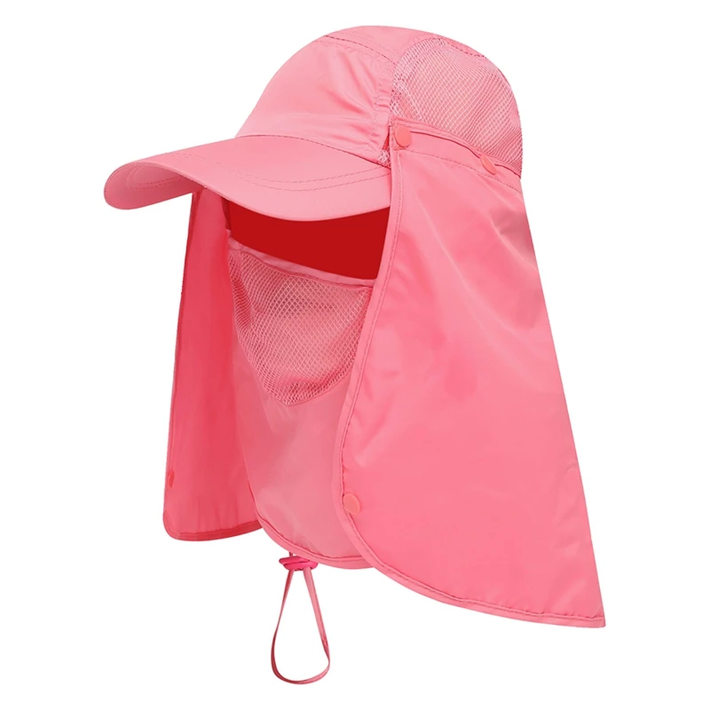 Кепка для рыбалки для мужчин и женщин быстросохнущая Солнцезащитная УФ шторка защита съемное ушное покрытие для шеи Спортивная одежда для улицы аксессуары женская шапка