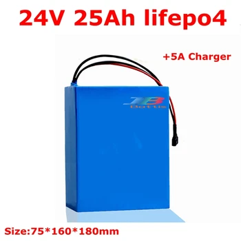 

Lifepo4 24v electric bike battery 25AH 700W 24V 25AH +5A Charger Lifepo4 24V 600w 500w for electric wheel chair scooter moped