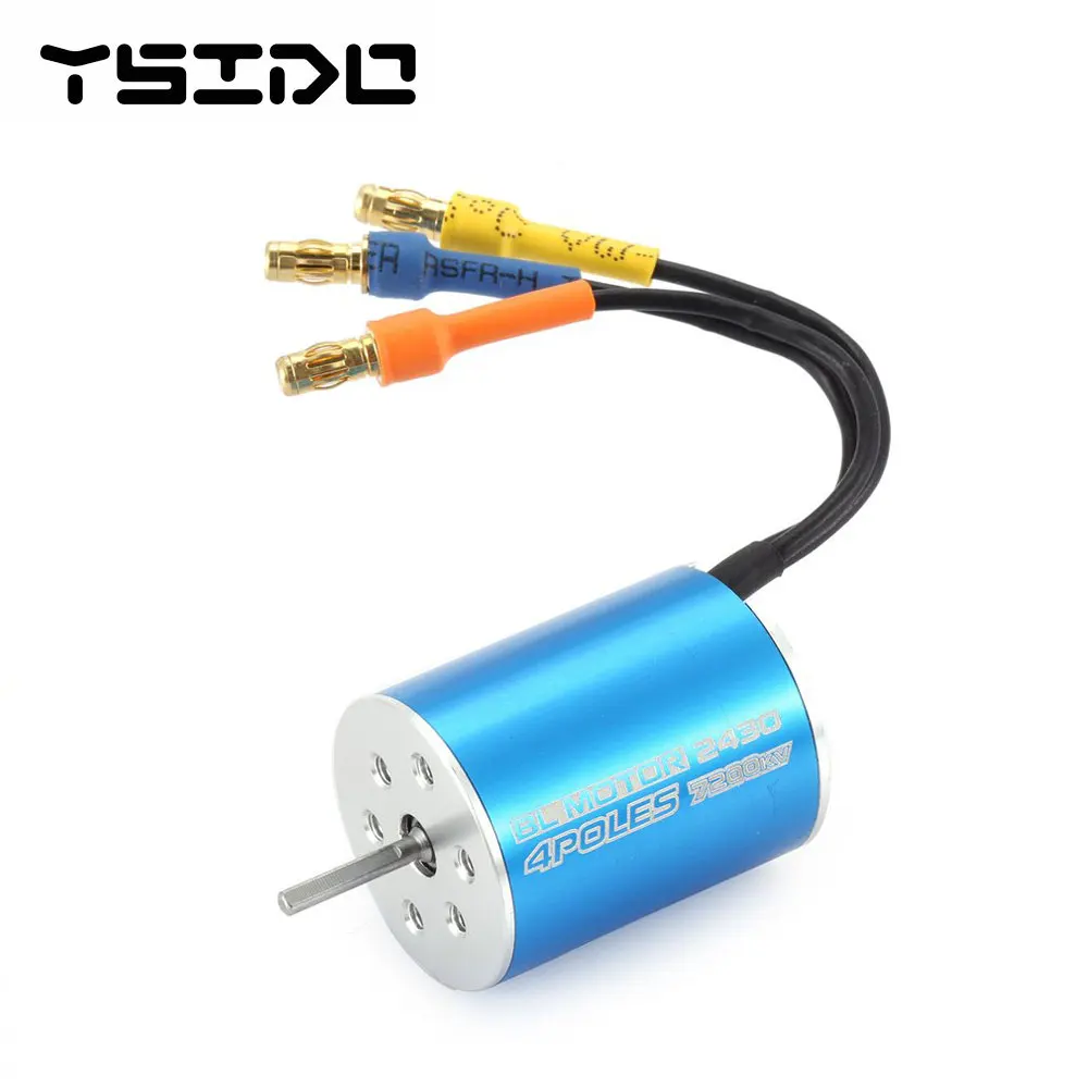 Moteur Brushless 2440 4600KV 6800KV pour Voiture RC 1/16 1/18