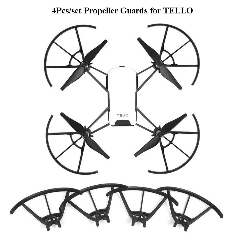 4 шт./комплект защита пропеллера лопастей Защитная крышка для DJI TELLO пропеллер