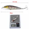 1Pcs Minnow Hard Fishing Lures 90mm 7.5g Floating Fishing Wobblers Artificial Laser plastic Baits Crankbait Isca Pesca ► Photo 2/6