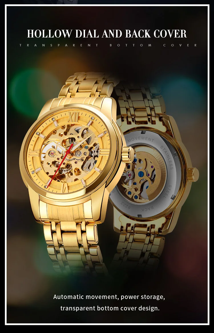 SKMEI 9222 Automatic Mechanical watch for Men description image 7