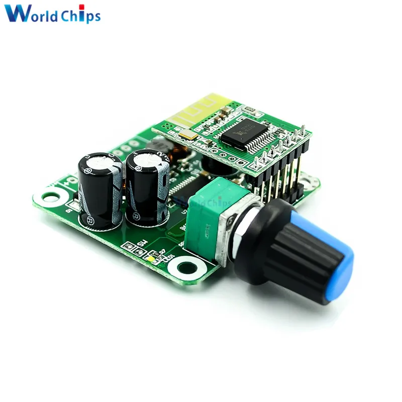 

Bluetooth 4.2 TPA3110 15w+15W Digital Stereo Audio Power Amplifier Board Module 12V-24V car for USB Speaker Portable Speaker DIY