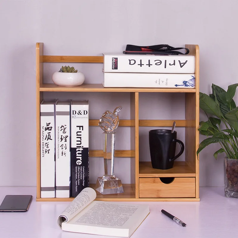 

Manufacturers Creative Small Bookshelf Desktop CHILDREN'S Bookcase Office Creative Storage Shelf Special Offer Wholesale Customi