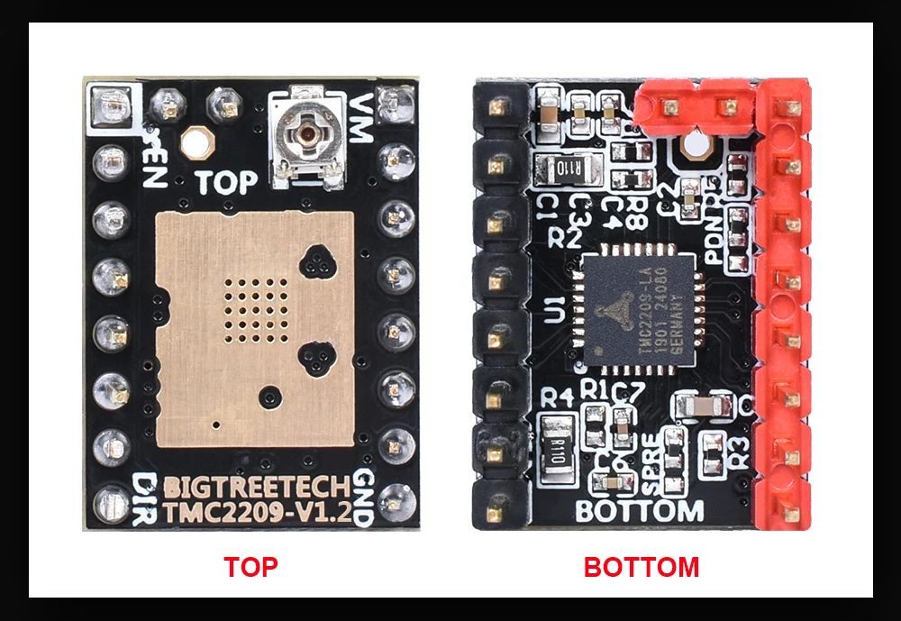 BIGTREETECH SKR V1.3 32 бит материнская плата TMC2209 UART шаговый двигатель драйвер Stepsticks Mute 3d принтер запчасти VS TMC2130 TMC2208