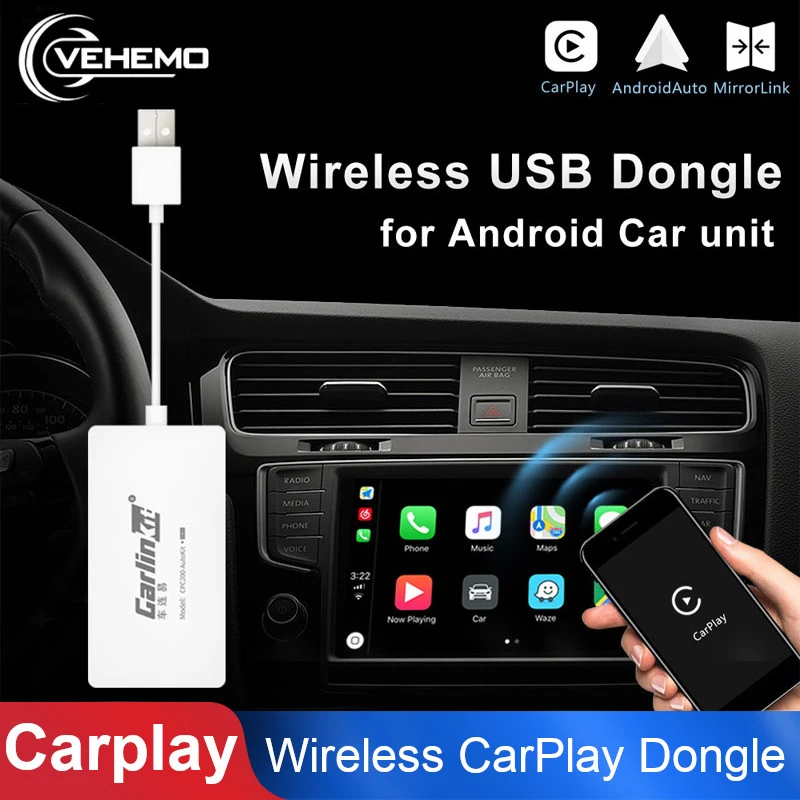  Drahtlose Bluetooth Smart CarPlay USB Dongle Für Android GPS Navigation-Player Mit Android Auto Spi