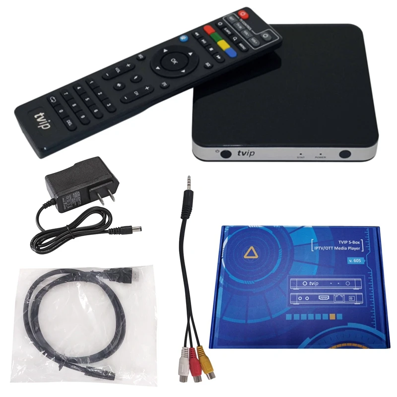 Mini Set Wifi Top Box 605 Box Linux 4.4 Doppio Sistema Support H.265 1920X1080 Quad Core 4K Ultra Support Android Us Plug