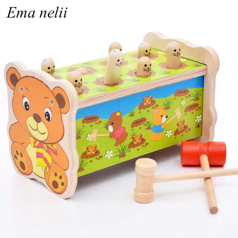 Baby Cute Bear Style Hit Hamster Game 
