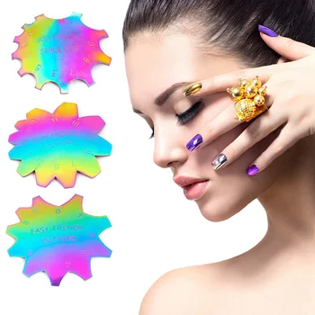 

Stainless Steel Nail Art Manicure Edge Trimmer French Smile Line Cutter Acrylic Clipper Plate Module Nail Art Stamp Stencil Tool