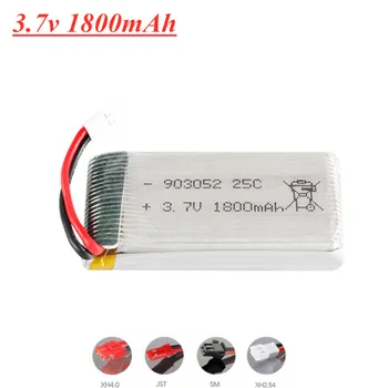 

3.7v 1800mAh lipo Rechargeable Battery for SYMA X5 X5S X5C X5SC X5SH X5SW X5HW X5UW KY601S M18 H5P HQ898 H11D H11C Spare Parts