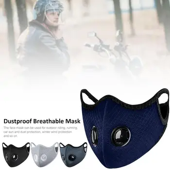 

Protection Face Cover Activated Carbon Mouth-muffle Isolate Bacterial Flu Respirator Washable Reusable Anti-fog Dustproof Cover