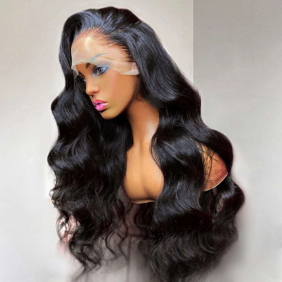30 Inch Body Wave 13X6 Lace Wigs Human Hair Loose Glueless 13X4 4X4 Lace Frontal Brazilian Virgin Hair 180% Density For Women
