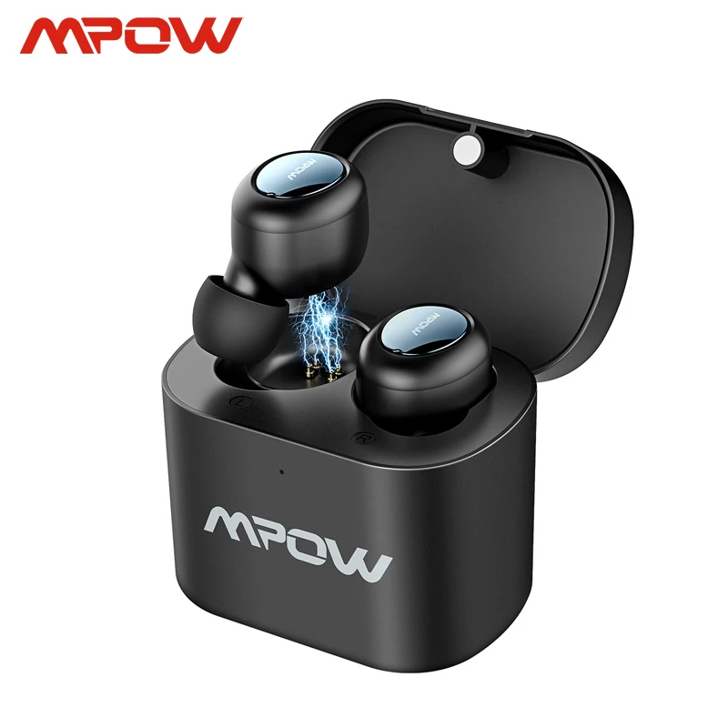 

Mpow T2 Wireless Earbuds Bluetooth 5.0 In-ear Stereo TWS Earphones Mini Portable Earpieces With Built-in Mic For iPhone Android