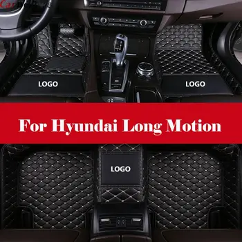 

Car Styling LHD car accessories car Floor Mats Leather Front&Rear Waterproof Car Floor Mat For Hyundai Long Motion