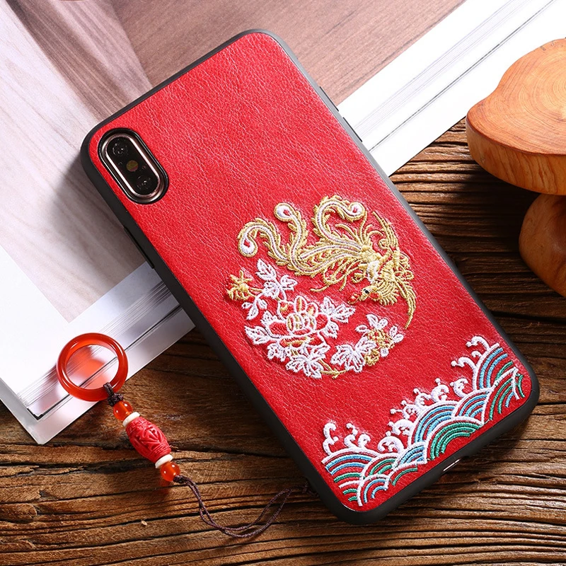 Чехол с вышивкой для huawei P30 P20 Pro Lite Nova 4e 3e 3i 4 5T 5 5i mate 20 30 Honor 9X PU Leahter противоударный чехол с ремешком и кольцом
