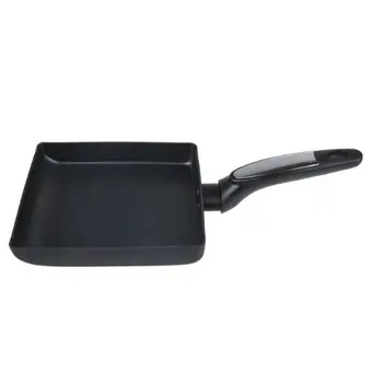 

Japanese Style Jade Burnt Pan Pan Kitchen Multipurpose Square Fry Pan Mini Nonstick Portable Durable