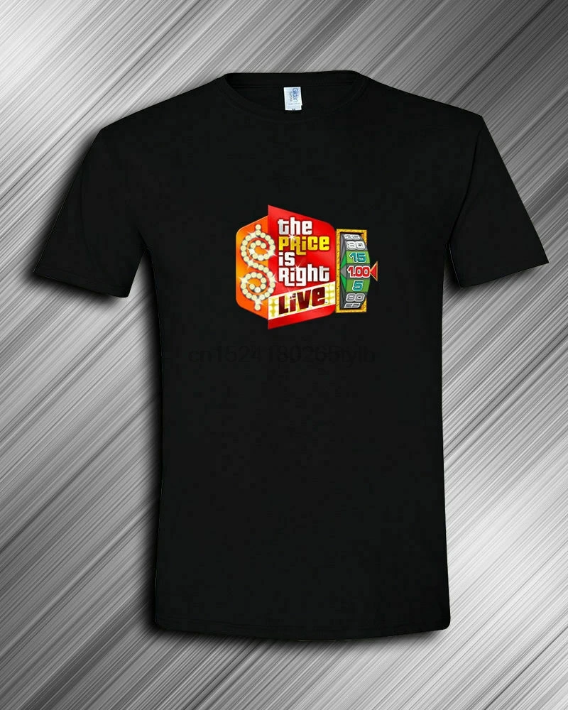 The Price Is Right Television Game Show Win Prizes Black T-Shirt S M L - 3XL |