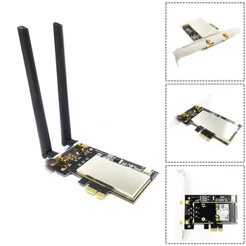

WTXUP MINI PCIE to PCIE AC wireless network card adapter BCM94352 card AR5B22 7260AC J0D0