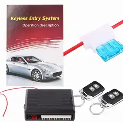 Kit de système de verrouillage universel pour porte et coffre de voiture, contrôle à distance automatique, système d'entrée sans clé 