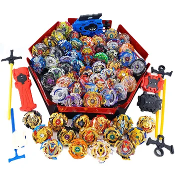 

Tops set Launchers Beyblade Arena Spinning Top Metal Fight Bey blade Metal Burst Bayblade Stadium Children Gifts Classic Toy