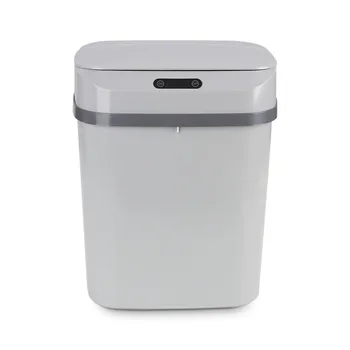 

Automatic Kitchen Induction Trash Bin Smart Sensor Touchless Waste Bin Battery Garbage Can Large Capacity Home Plastic Dustbin