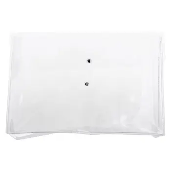 

Multifunctional Transparent PVC Winding Storage Bag File Folder Desk Document Makeup Organizer