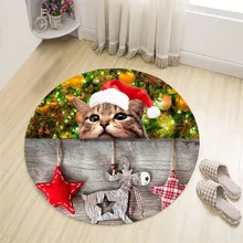 Коврик с рождественским дизайном, коврик для кухни, дверной проем, напольный коврик ванной, напольный коврик с принтом, 60 см, напольный коврик, tapetes dywaniki