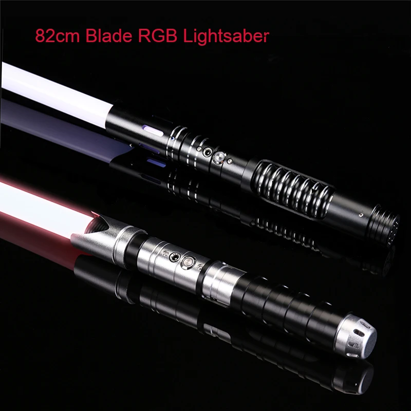 

CIELTAN Lightsaber RGB Metal Handle Lightsaber Heavy Dueling 12 Colors Change 6 Sets Soundfonts Force FX FOC Blaster Laser Saber