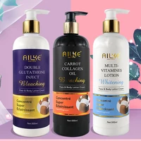 AILKE Brightening Moisturizing Whitening Body Lotion, Suitable For Black & Dark And Brown Skin Care Large Bottle With Pump 500ML 1