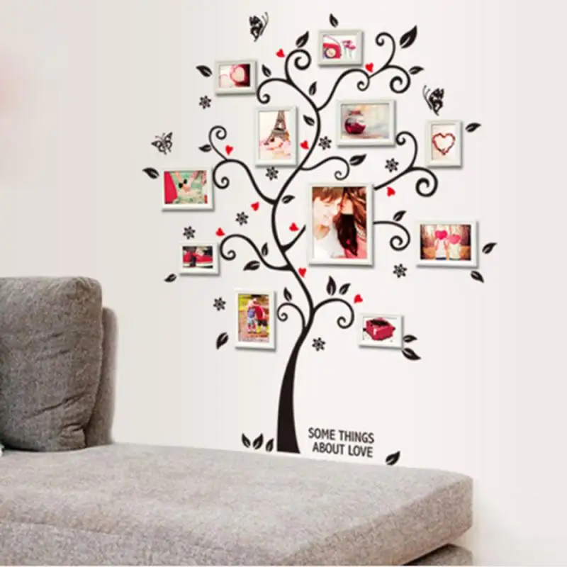 Самоклеящиеся картины рамка для дерева птицы фотообои DIY дома искусство